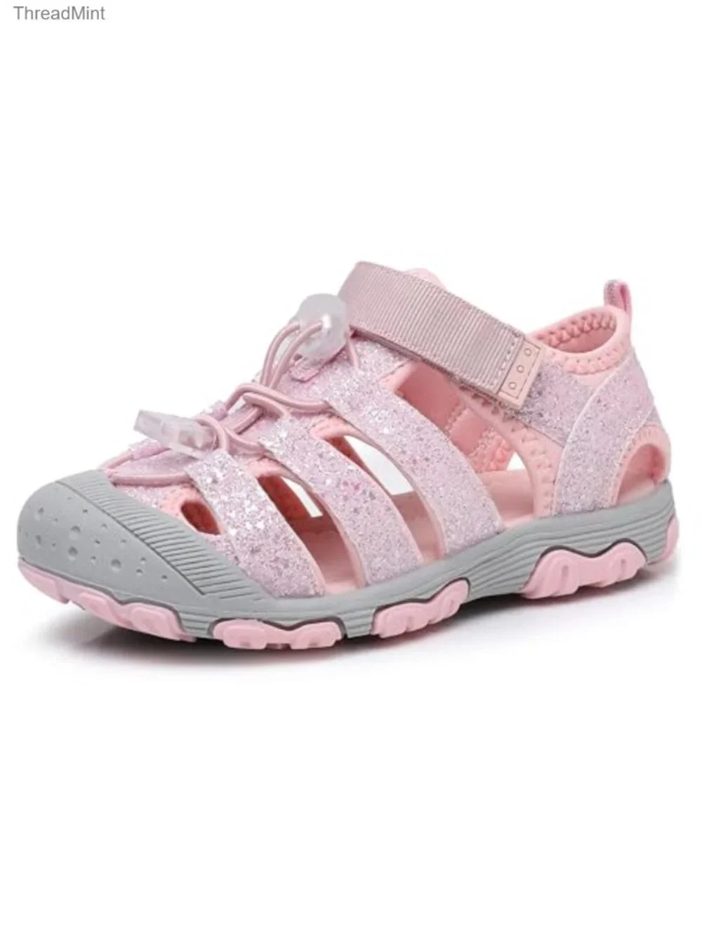 Closed Toe Water Sandals for Toddler Boys Girls, Adjustable Straps, Non-Slip